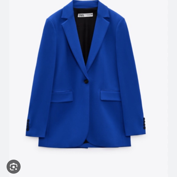 Zara Royal Blue blazer - Picture 1 of 8